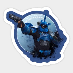 Spartan Luna Sticker